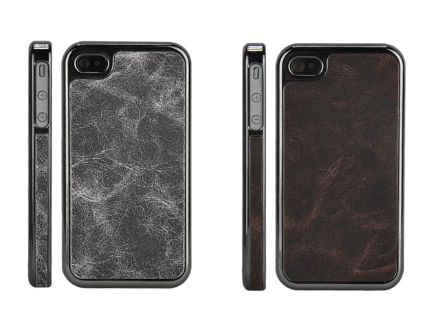 Deluxe Vintage Leather Hard Case Hoes iPhone 4/4S