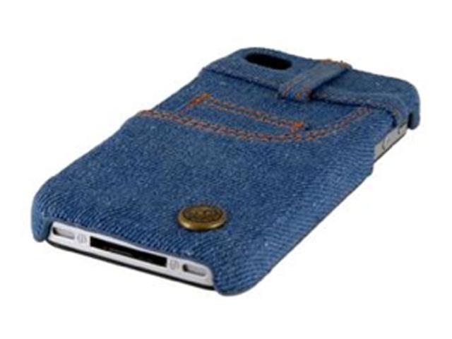 Real Denim Jeans Case Hoes voor iPhone 4/4S