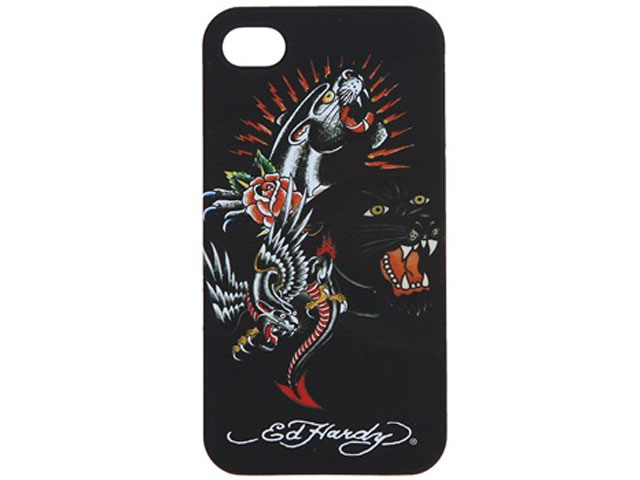 Ed Hardy Tattoo Panthers Case Hoesje voor iPhone 4