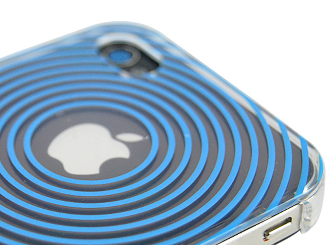 Colorful Fingerprint Back Case voor iPhone 4/4S