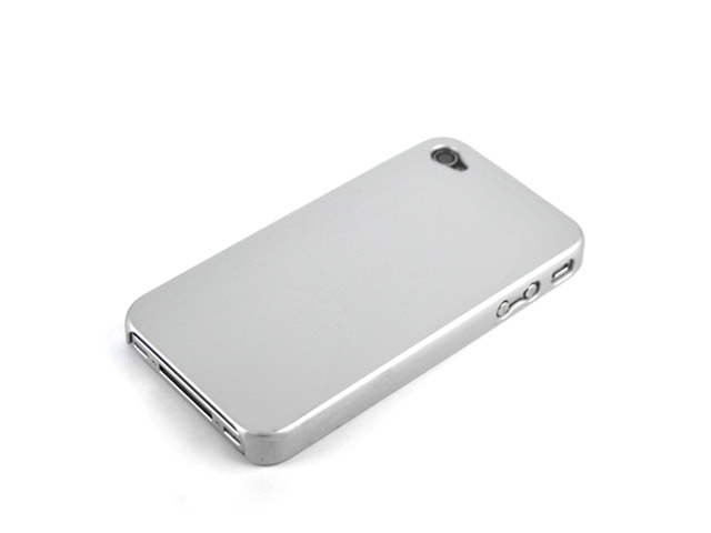Frosted Back Case Hoes voor iPhone 4