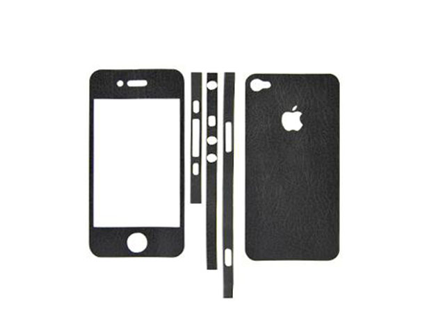 Leather Full Body Skin Guard voor iPhone 4/4S
