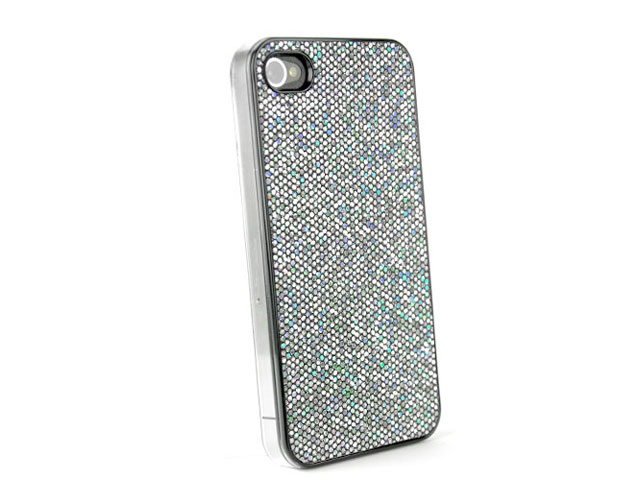 Glittery Disco Back Case Hoes voor iPhone 4