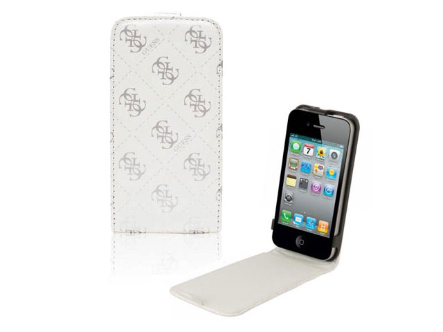 Pretentieloos gazon zeevruchten Guess Slim Elegant Flip Case voor iPhone 4/4S