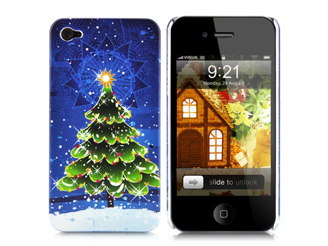 Kerstmis Kerst Case - iPhone 4/4s hoesje