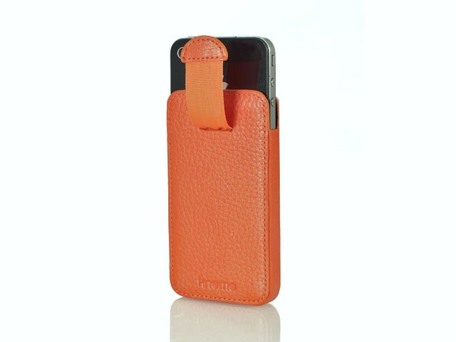Knomo Nappa Leather Sleeve voor iPhone 4/4S