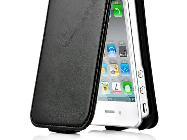 Slim Elegant MagnetFlipper Case voor iPhone 4/4S
