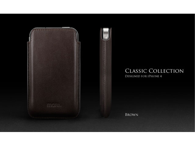 More Classic Collection Leren Sleeve iPhone 4/4S