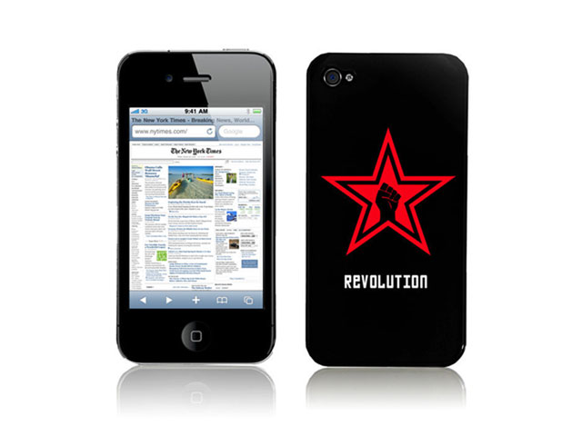 Nextware Revolution ArtPop Back Case Hoes iPhone 4