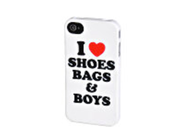 SKILLFWD 'I Love Shoes, Bags & Boys' Case Hoesje voor iPhone 4/4S