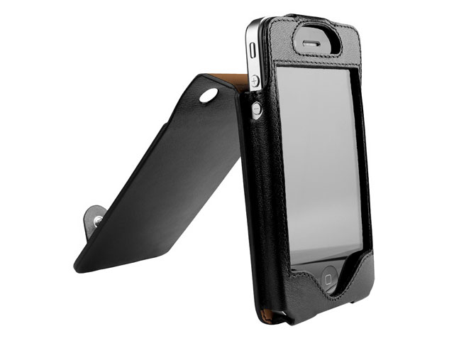 Sena Hampton Flip Leren Case Hoes voor iPhone 4/4S
