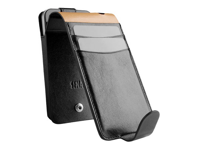 Sena Hampton Flip Leren Case Hoes voor iPhone 4/4S