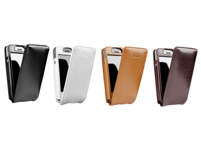 Sena Magnetflipper Classic Leren Case Hoesje voor iPhone 4/4S Wit