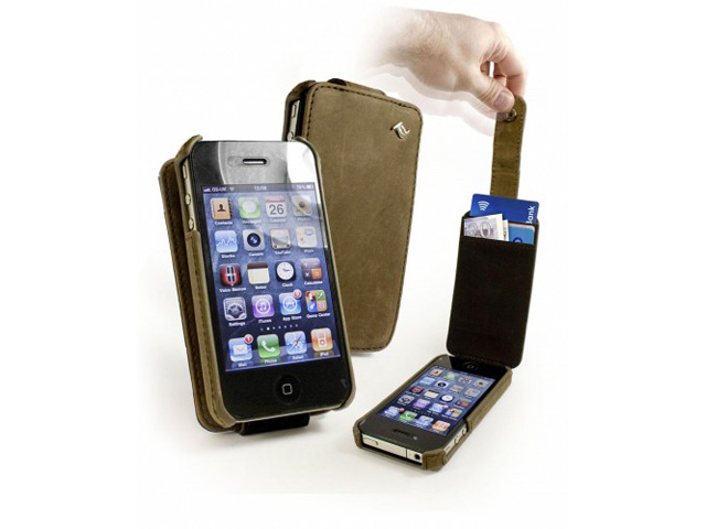 Tuff-Luv In-Genius SaddleBack Leather Case voor iPhone 4/4S