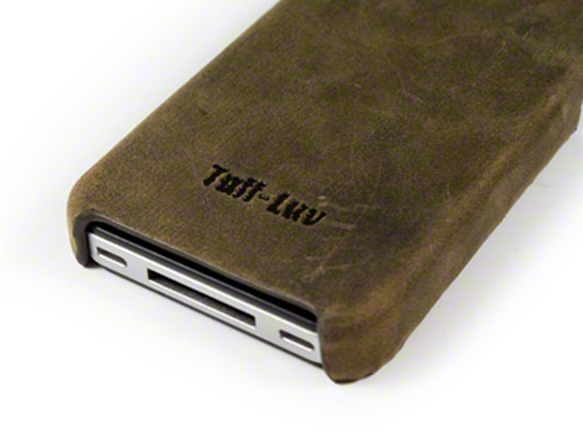 Tuff-Luv Saddleback Leather Back Case iPhone 4/4S