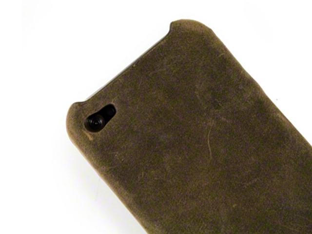 Tuff-Luv Saddleback Leather Back Case iPhone 4/4S