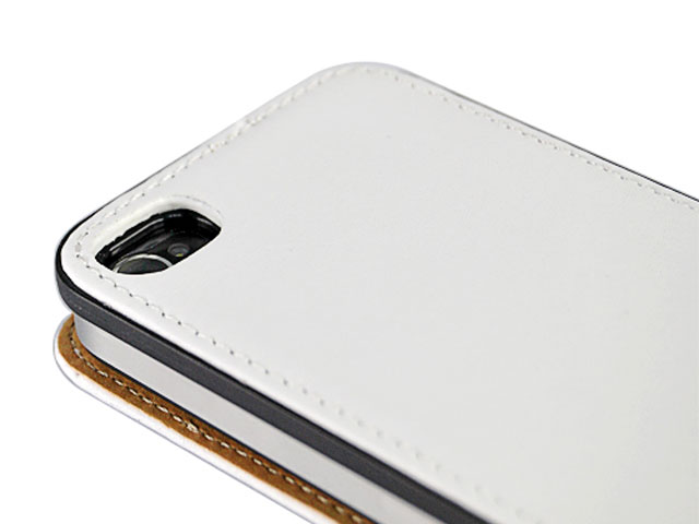 MagnetFlipper Leren Case Hoes voor iPhone 4/4S