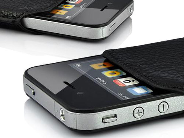 UltraSlim Leren Sleeve Case voor iPhone 4/4S