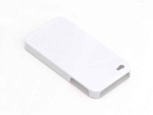 Basic White Back Case Hoes voor iPhone 4/4S