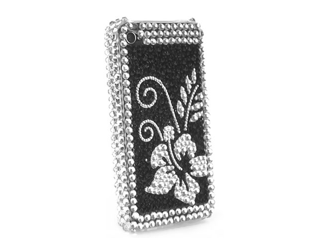 Flower Diamond Case Hoes voor iPhone 4/4S