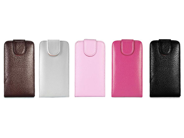 Exclusive Leather Flip Case voor iPhone 4/4S