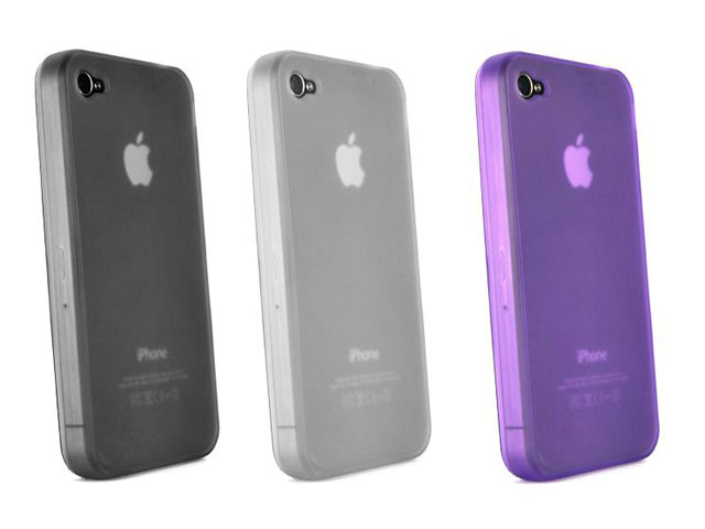 Frosted Polymer Series Hoes voor iPhone 4