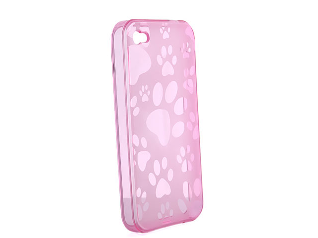 Doggy Series Polymer Case Hoes voor iPhone 4