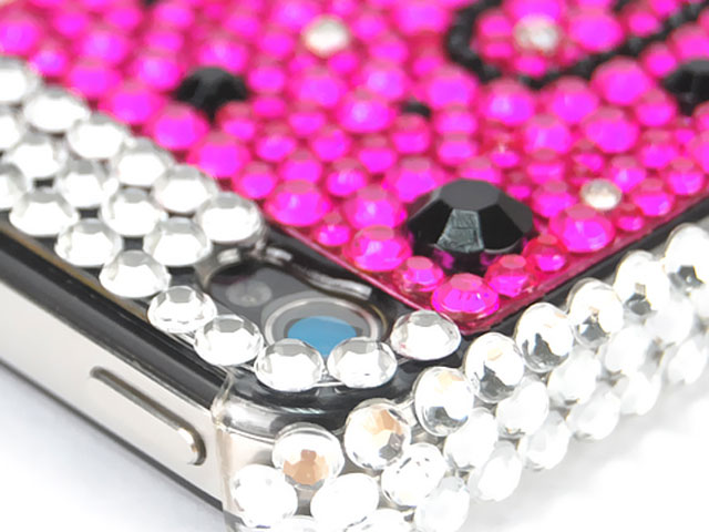 Colorful Butterfly Diamond Case voor iPhone 4/4S