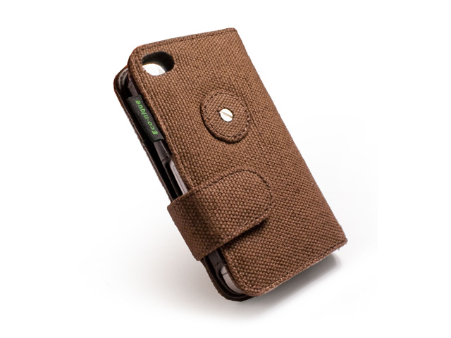 Tuff-Luv Nature HempCotton Flip Case Hoes iPhone 4