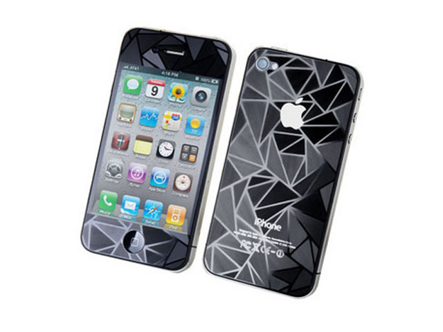 3D Diamond Bodyprotector voor iPhone 4/4S