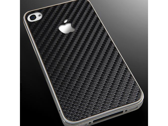 Carbon Effect Skin Guard voor iPhone 4/4S