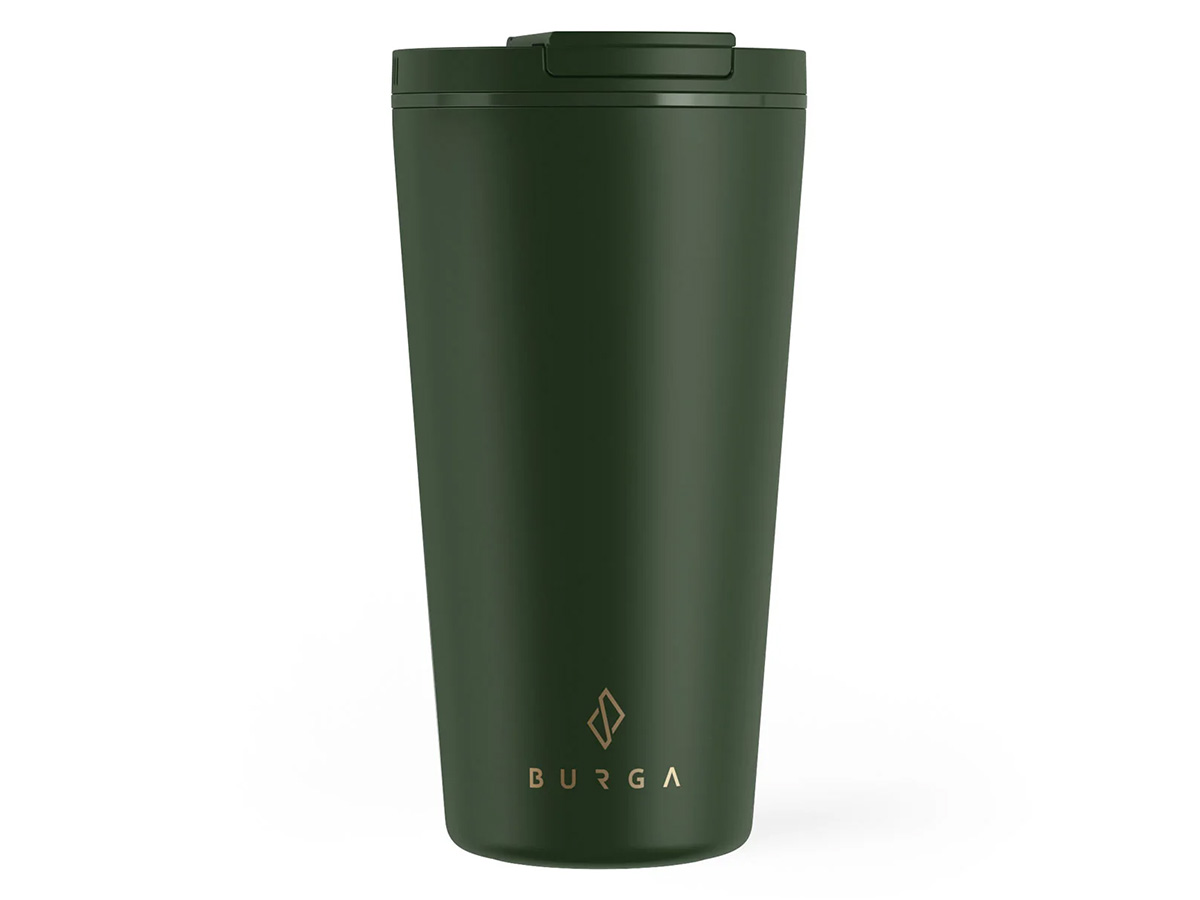 Burga Coffee Mug Khaki - Herbruikbare Koffiebeker Isolerend