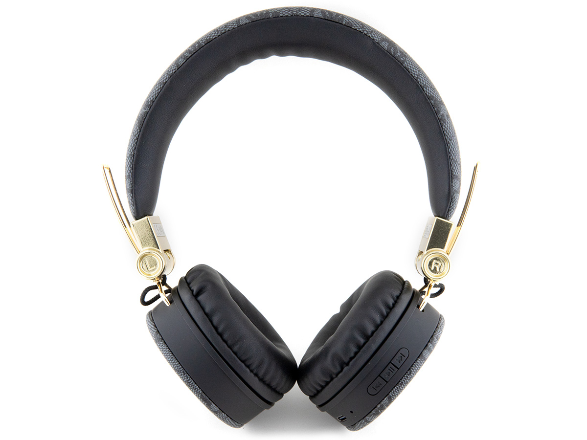 Guess 4G Monogram Bluetooth On-Ear Koptelefoon - Grijs