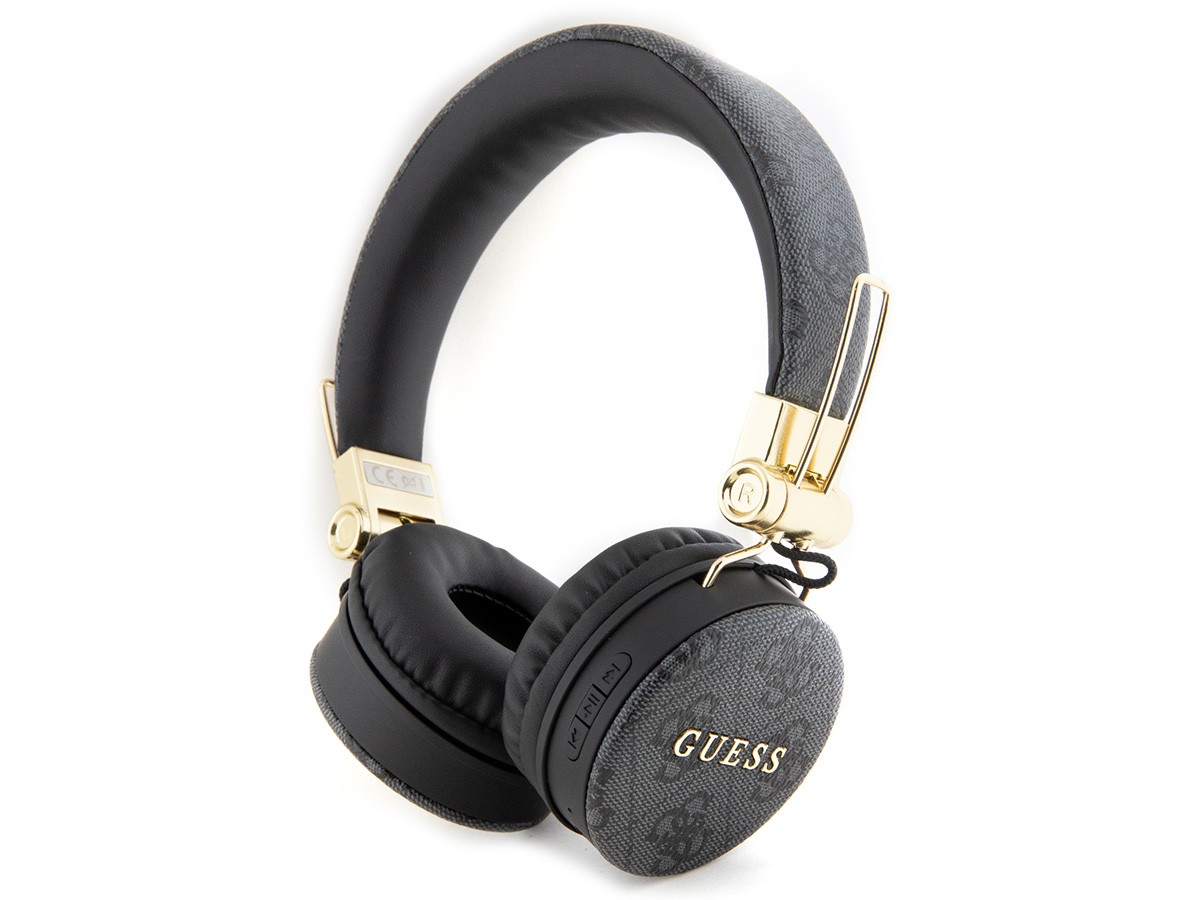 Guess 4G Monogram Bluetooth On-Ear Koptelefoon - Grijs