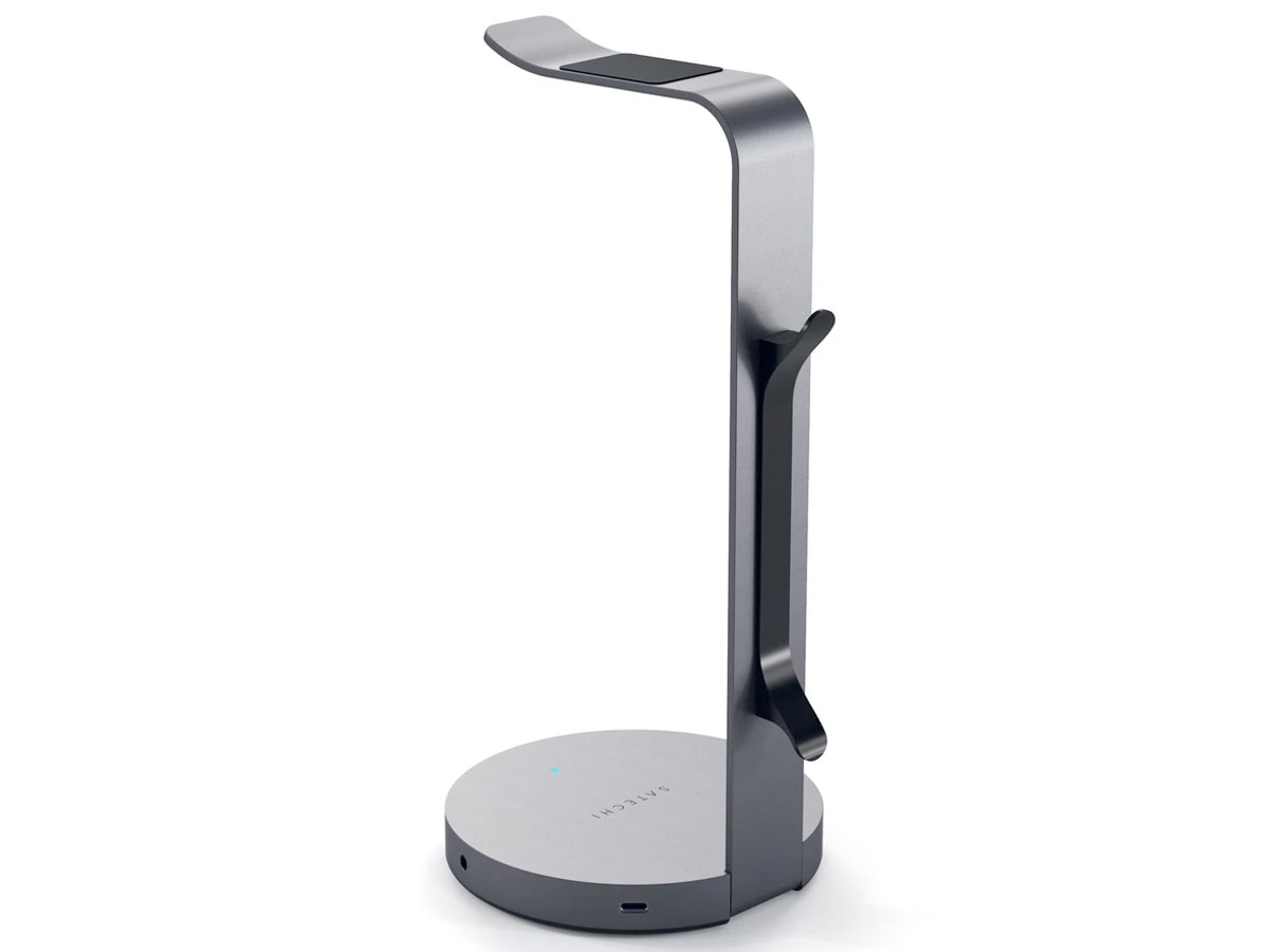 Satechi Aluminium Headphone Stand met USB-Hub - Space Grey