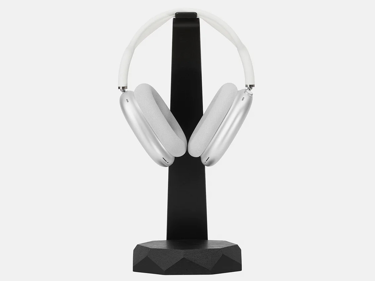 Oakywood 2 in 1 Headphone Stand met Draadloze Oplader Black