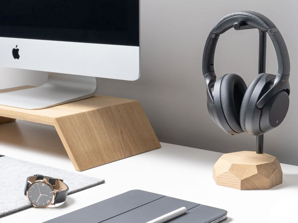 Oakywood Headphone Stand Oak - Houten Koptelefoon Standaard