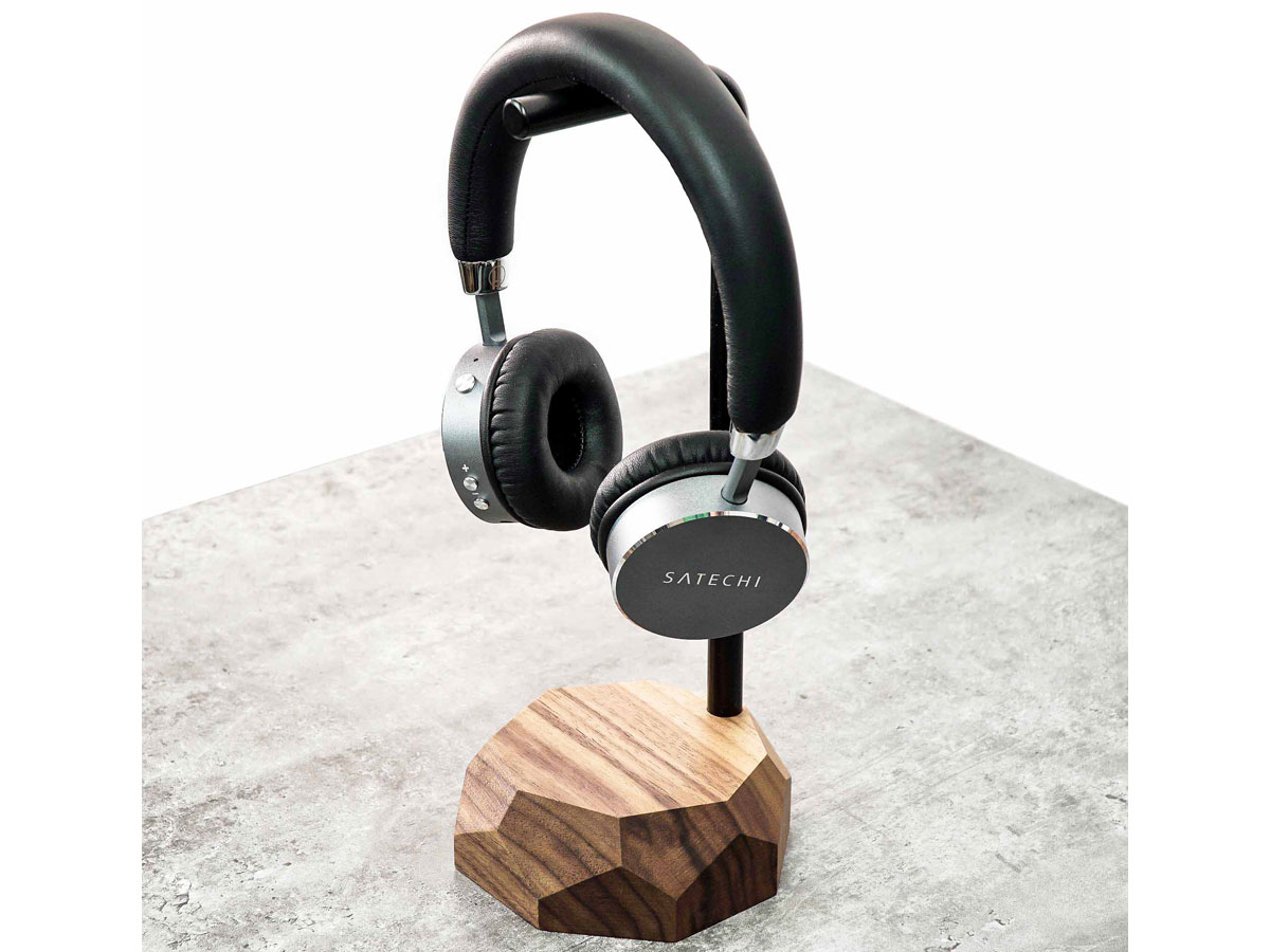 Oakywood Headphone Stand Walnut - Houten Koptelefoon Standaard