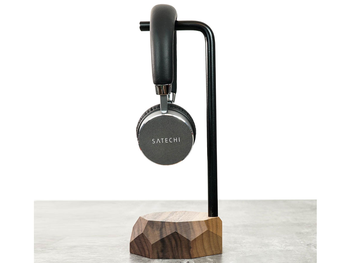 Oakywood Headphone Stand Walnut - Houten Koptelefoon Standaard