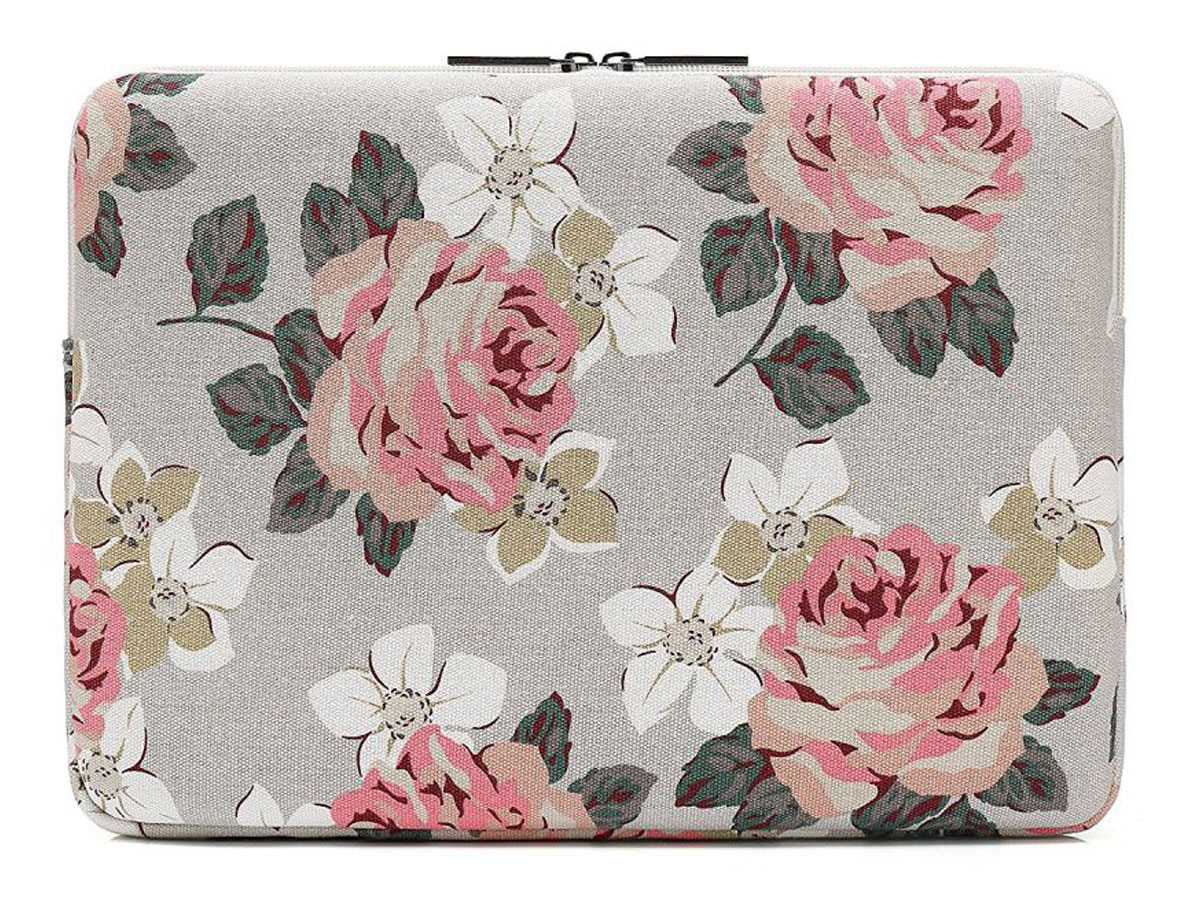 Canvaslife Floral Laptop Sleeve Grey - 13