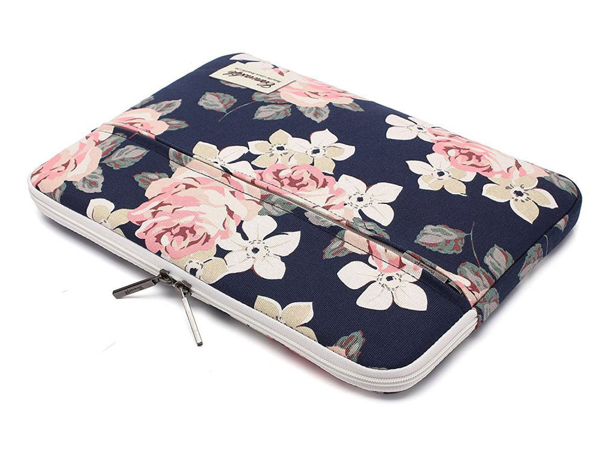Canvaslife Floral Laptop Sleeve Navy - 15