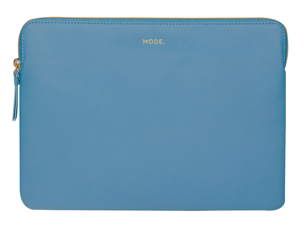 dbramante1928 MODE. Paris Sleeve Blauw Leer - MacBook Pro 16