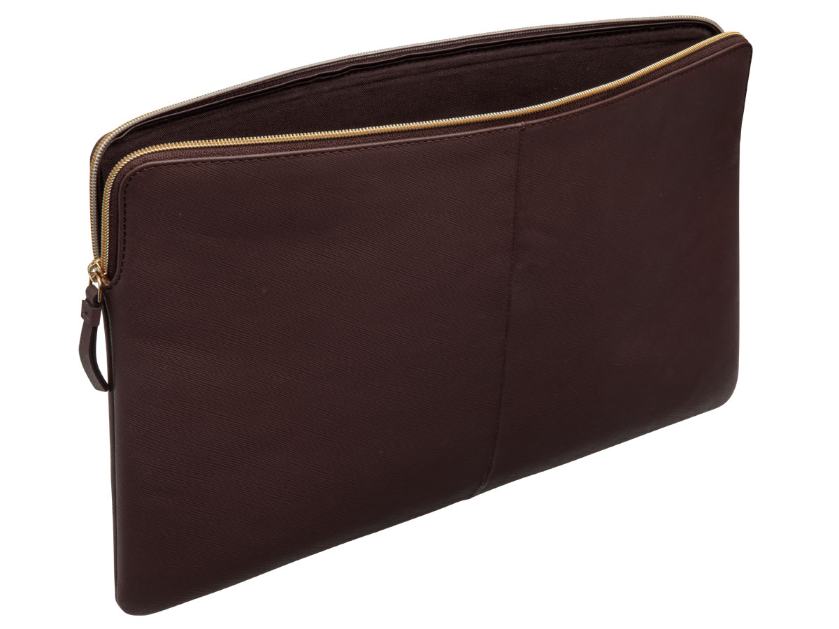 dbramante1928 MODE. Paris Sleeve Bruin Leer - MacBook Pro 16