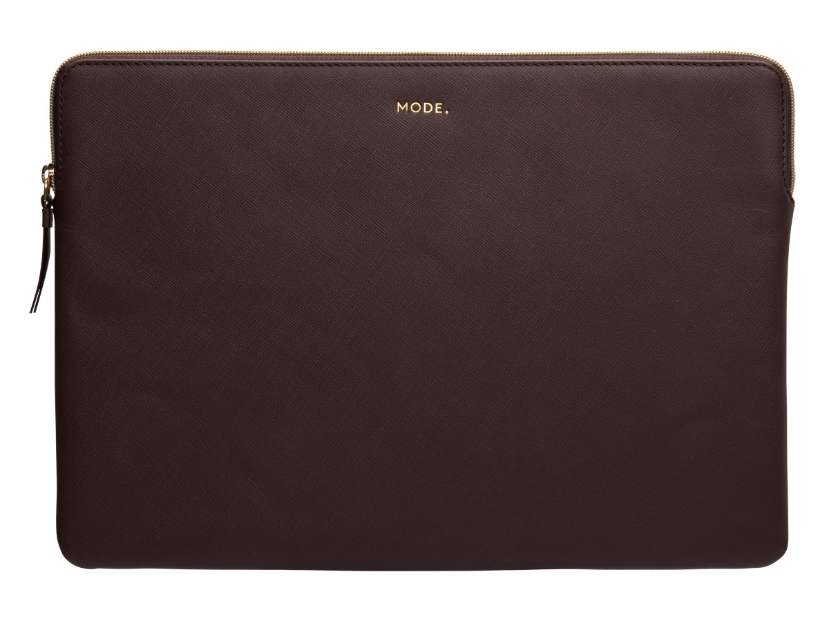 dbramante1928 MODE. Paris Sleeve Bruin Leer - MacBook Pro 16