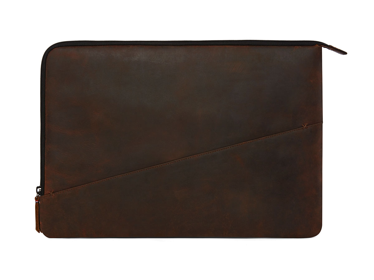 Decoded Slim Sleeve Bruin Leer - MacBook Pro 13