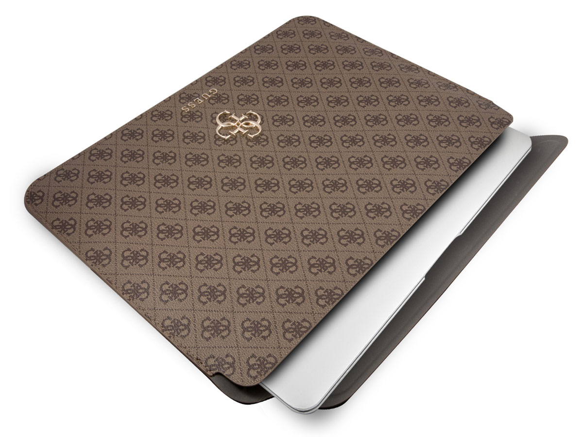 Guess 4G Monogram Laptop Sleeve Bruin - MacBook 13