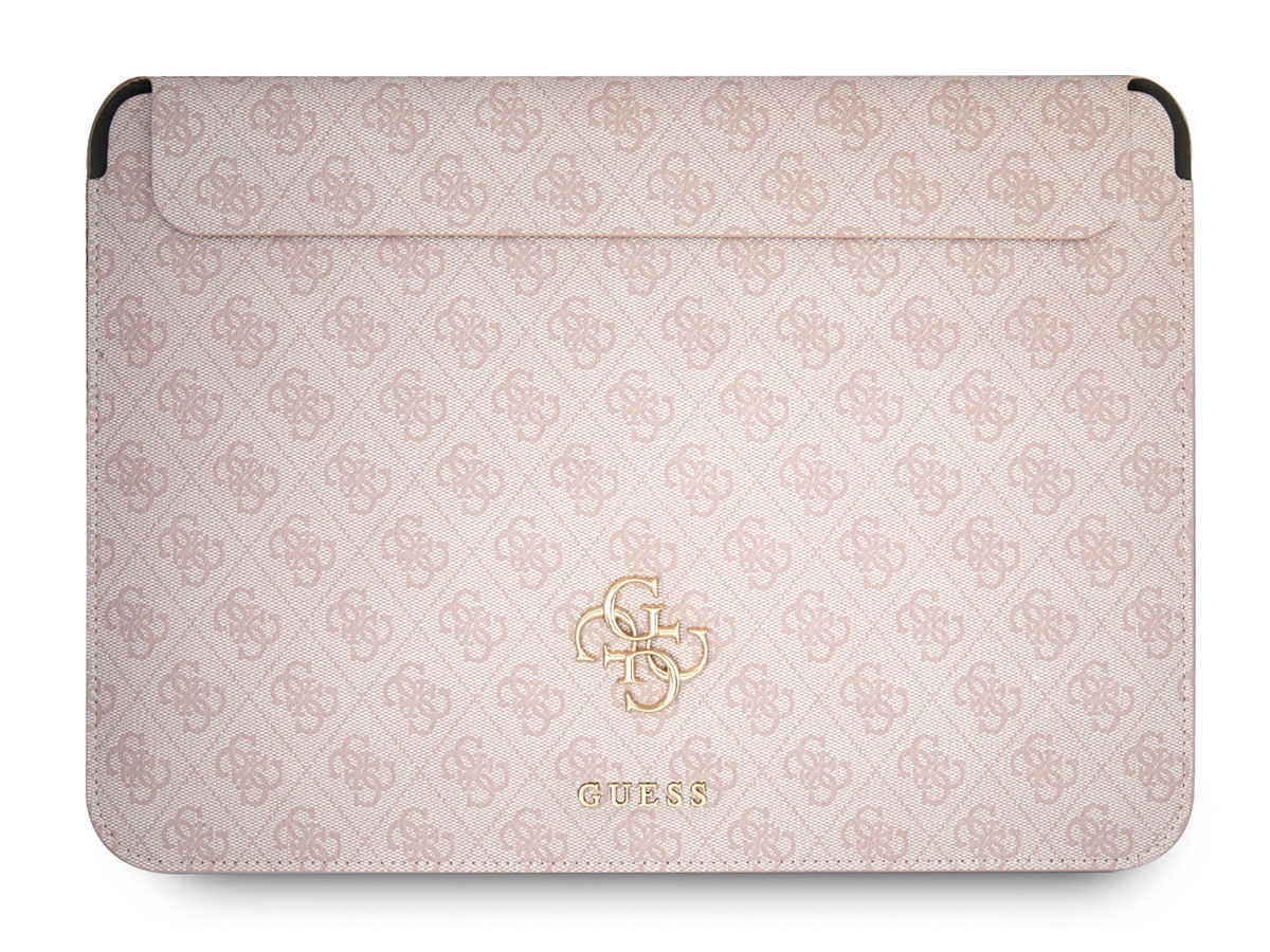 Guess 4G Monogram Laptop Sleeve Roze - MacBook 13