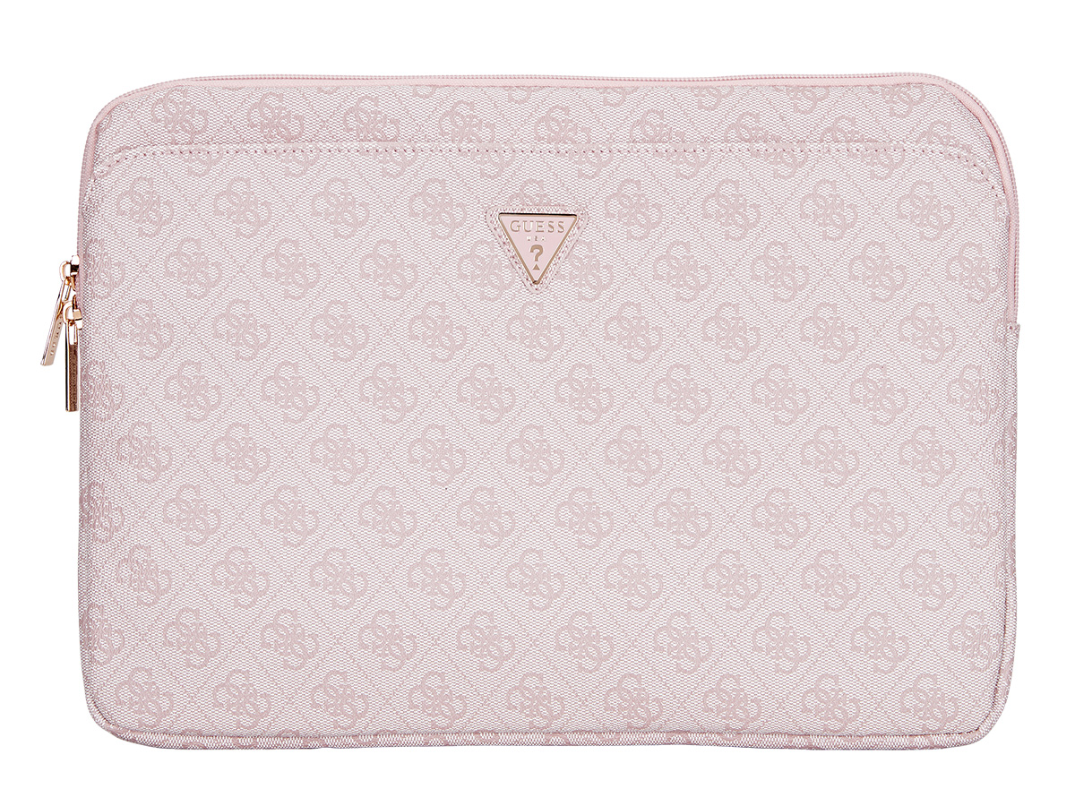Guess Monogram Laptop Pocket Sleeve Roze - MacBook 13