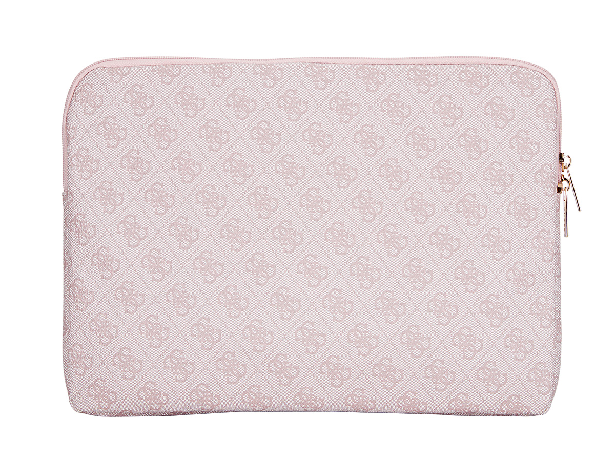 Guess Monogram Laptop Pocket Sleeve Roze - MacBook 13