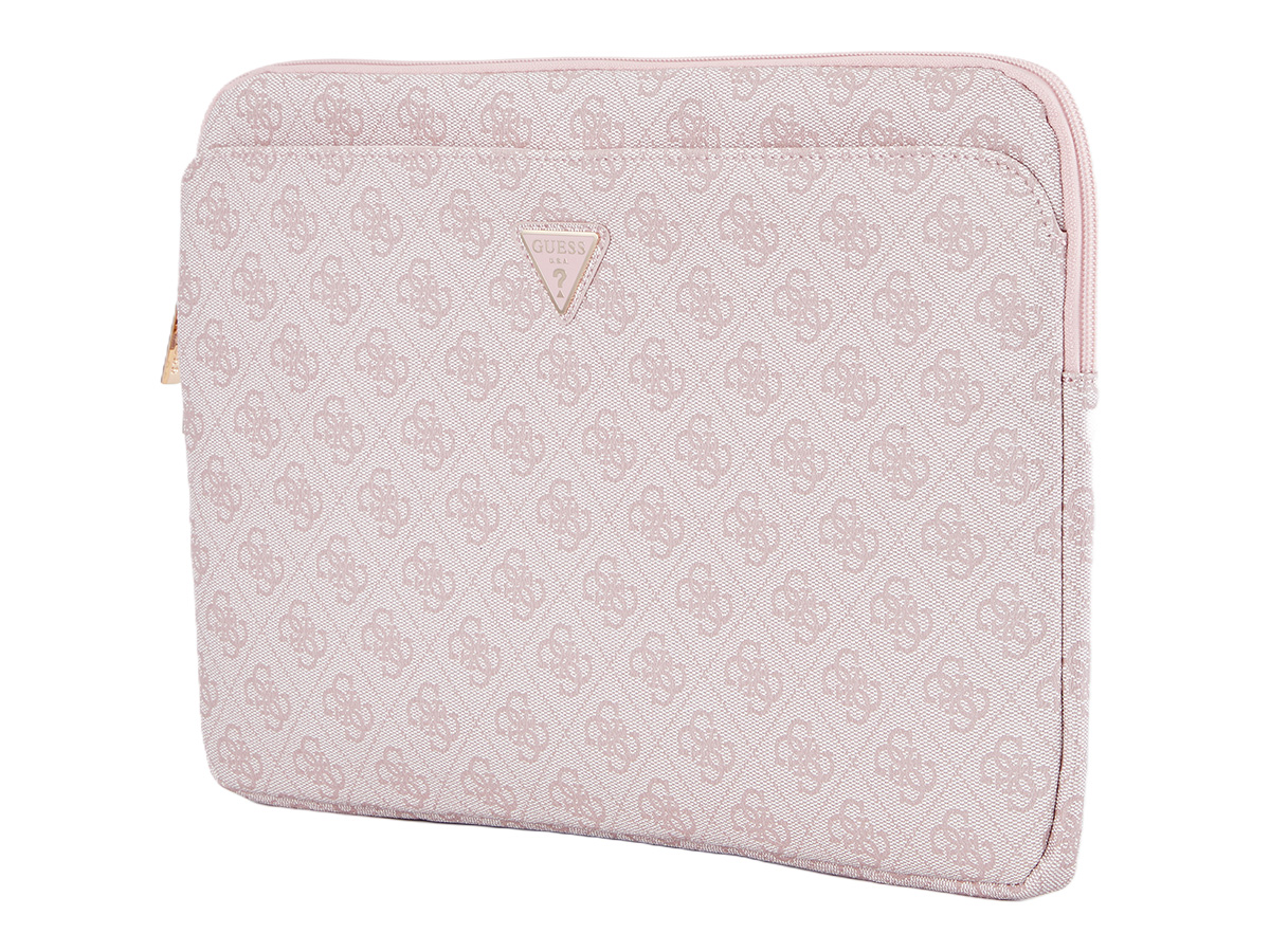 Guess Monogram Laptop Pocket Sleeve Roze - MacBook 13